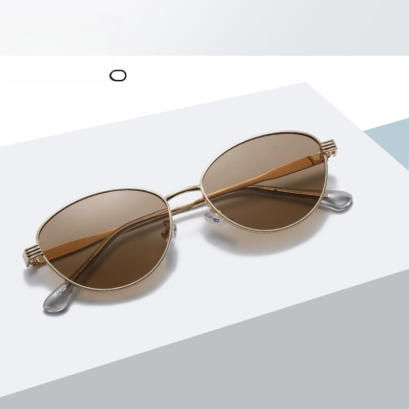 Round Frame Polarized Sunglasses for Women