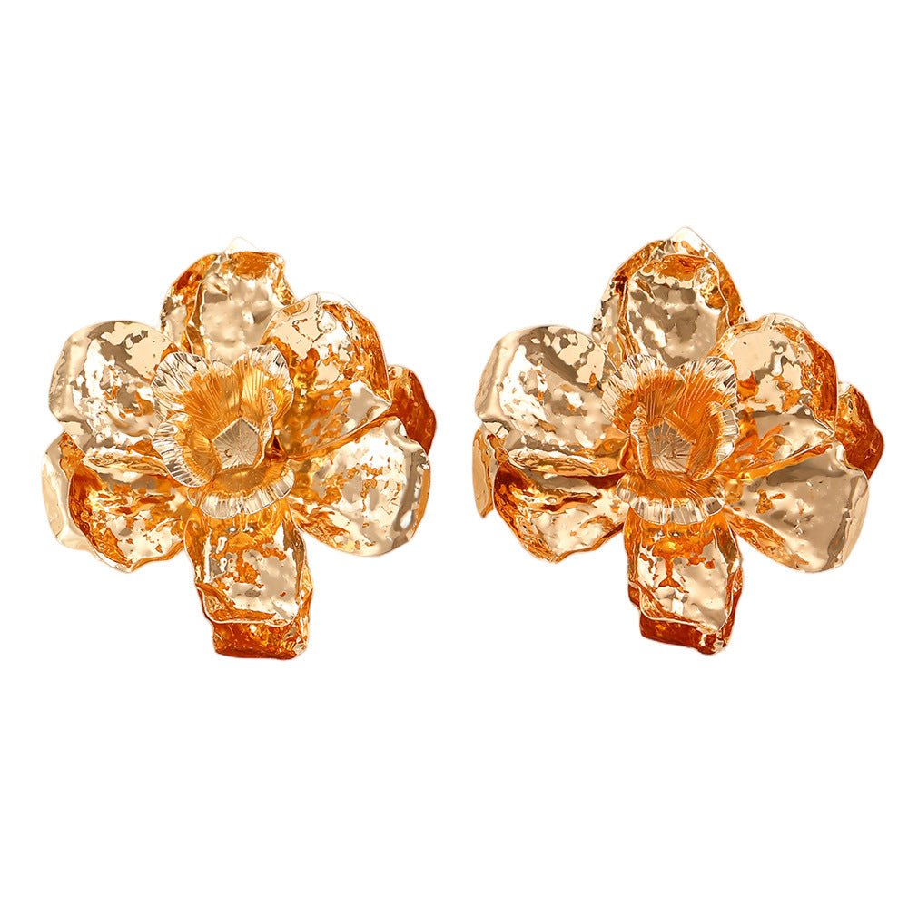 Fashion Floral Frosted Earrings for Women