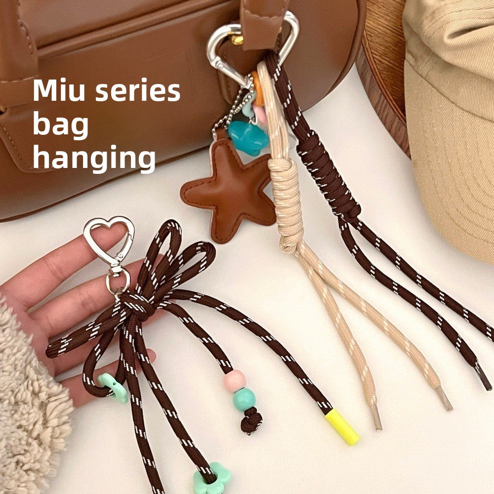 Creative Woven Rope Keychain Pendant charm