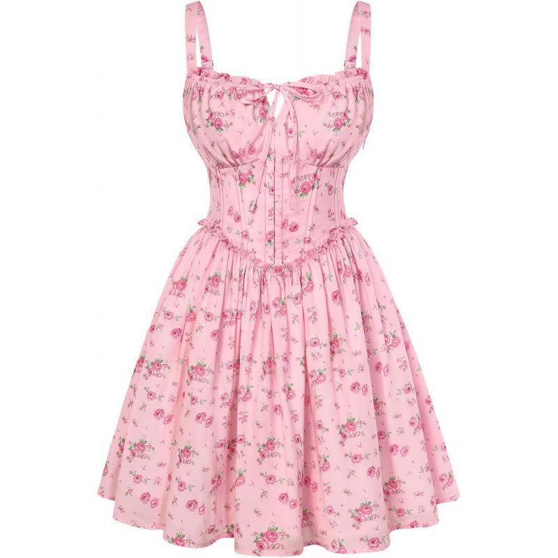 Meadowmuse Floral A-Line Dress