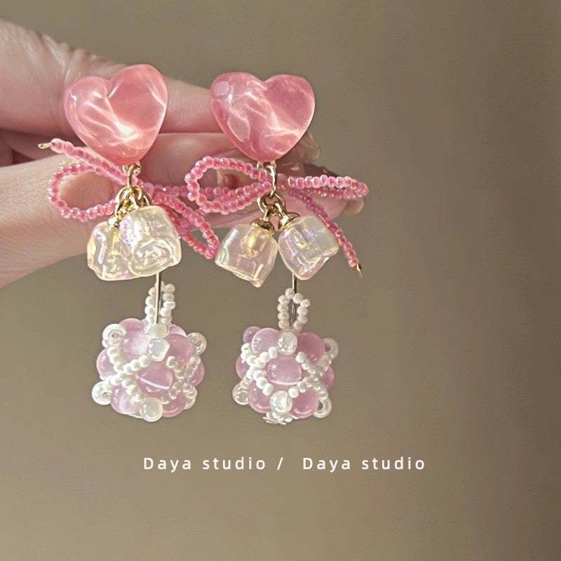 Lirio Charm Bow & Butterfly Earrings