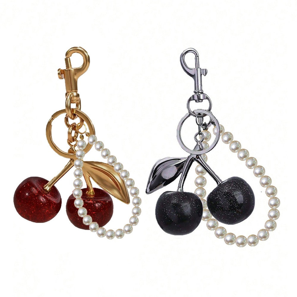 GleamCherry Resin Keychain Charm