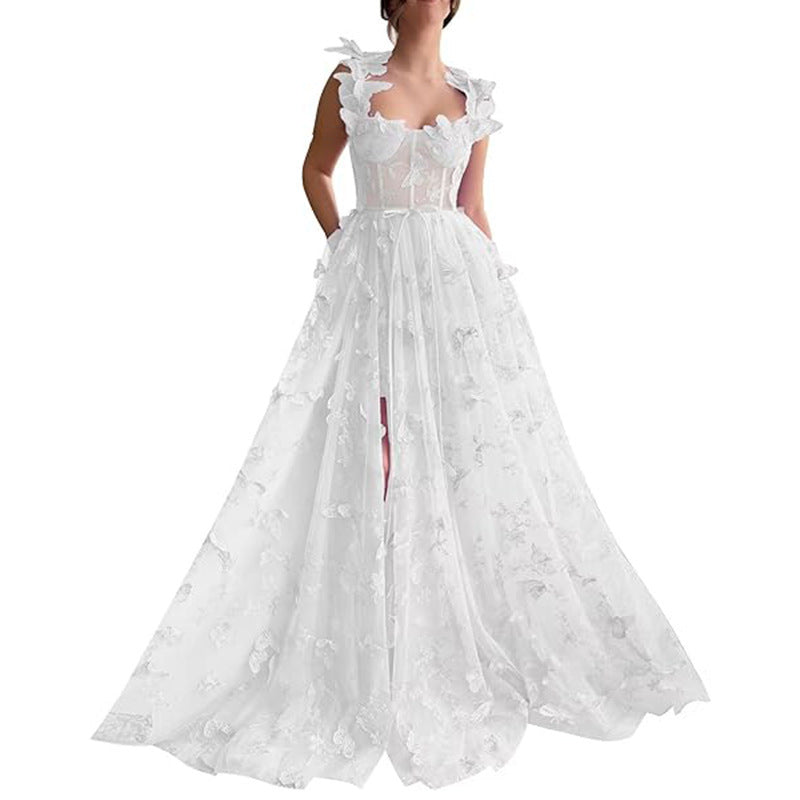 Serenity Lace Long Dress