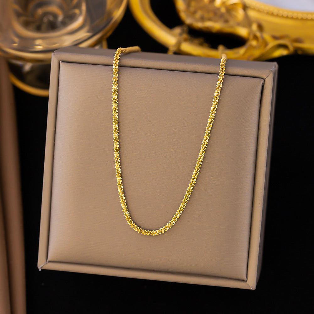 Titanium steel necklace