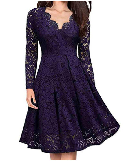 Valencia Lace A-Line Dress