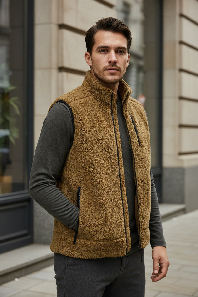 Arden Corduroy Fleece Vest