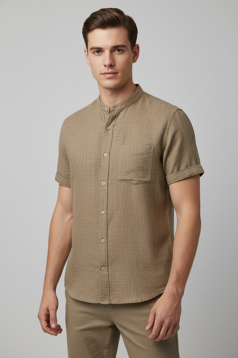 Linen-cotton shirt