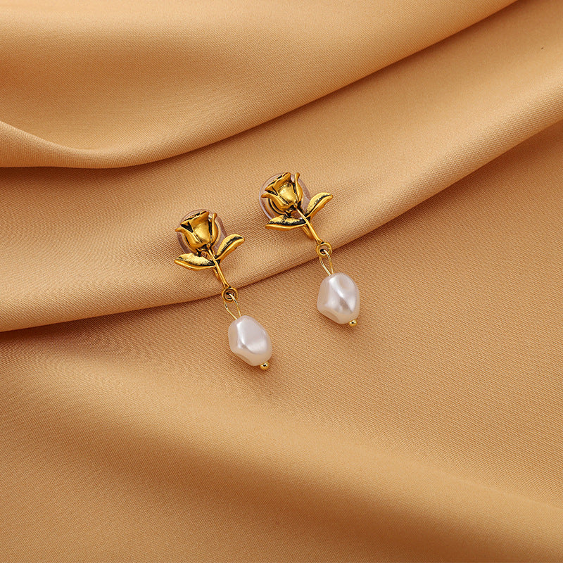 Aurielle Clip-On Pearl Earrings