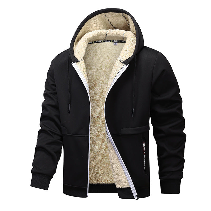 Loose and thick sheepskin jacket