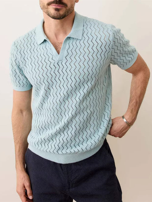 Aerite Knit Polo Shirt