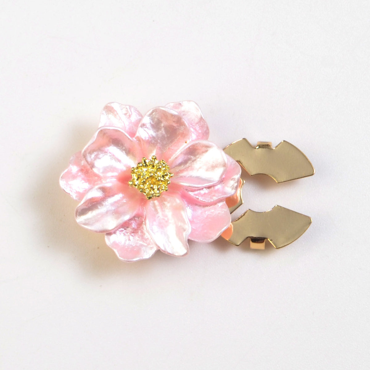 Pearlescent Floral Button Cover