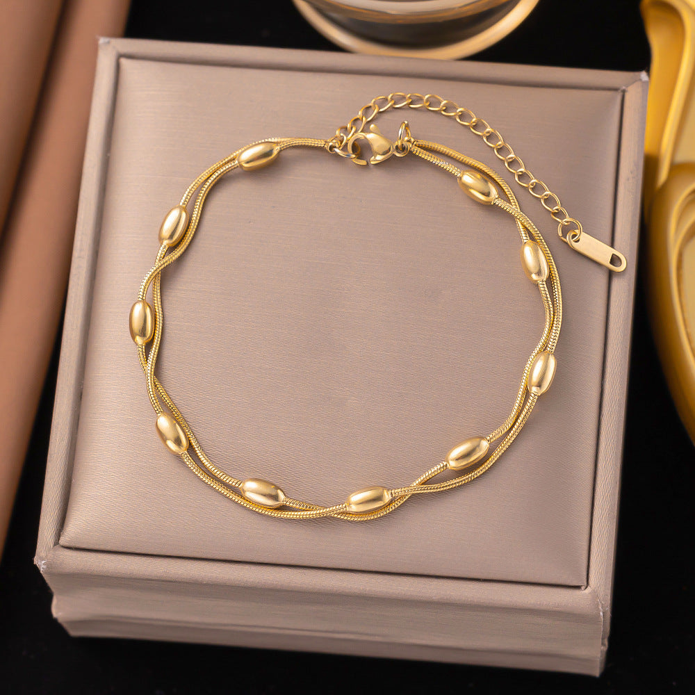 Titanium steel bracelet/Anklets