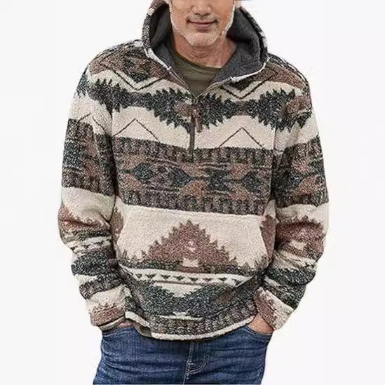 Loose Casual Zipper Hooded Sweatshirts