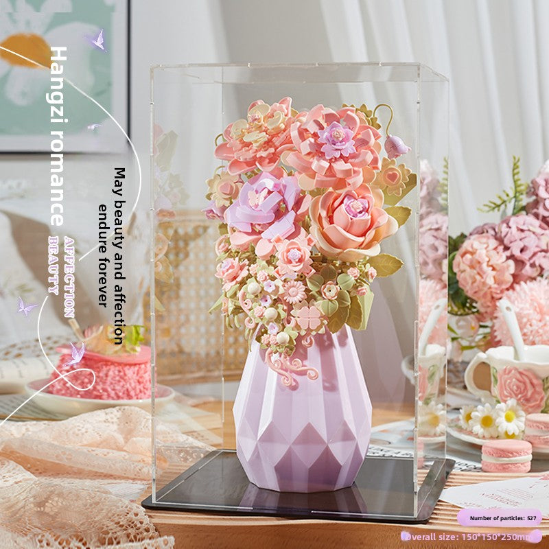 DIY Building Block Flower Bouquet
