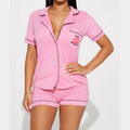 Women's Casual Short-Sleeve Pajama Set