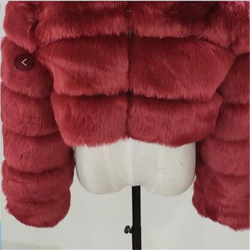 Womens Faux Fur Winter Coat