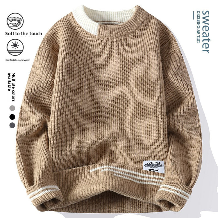 Mens Loose Knit Sweater