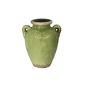Azure Echo Irregular Ceramic Vase
