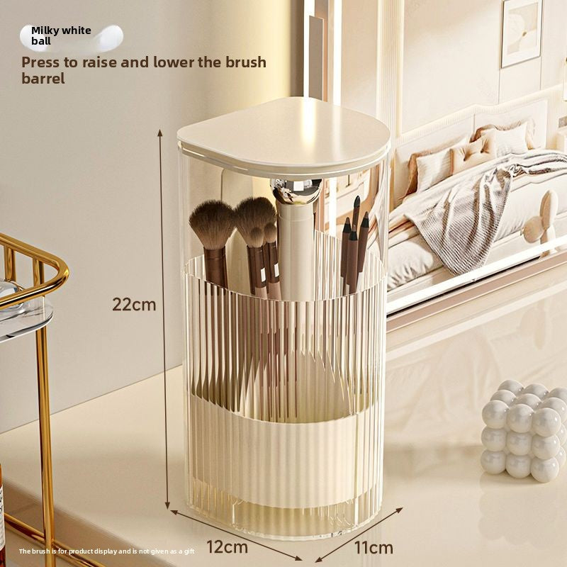 Automatic Lift Cosmetic Brush Storage Cylinder