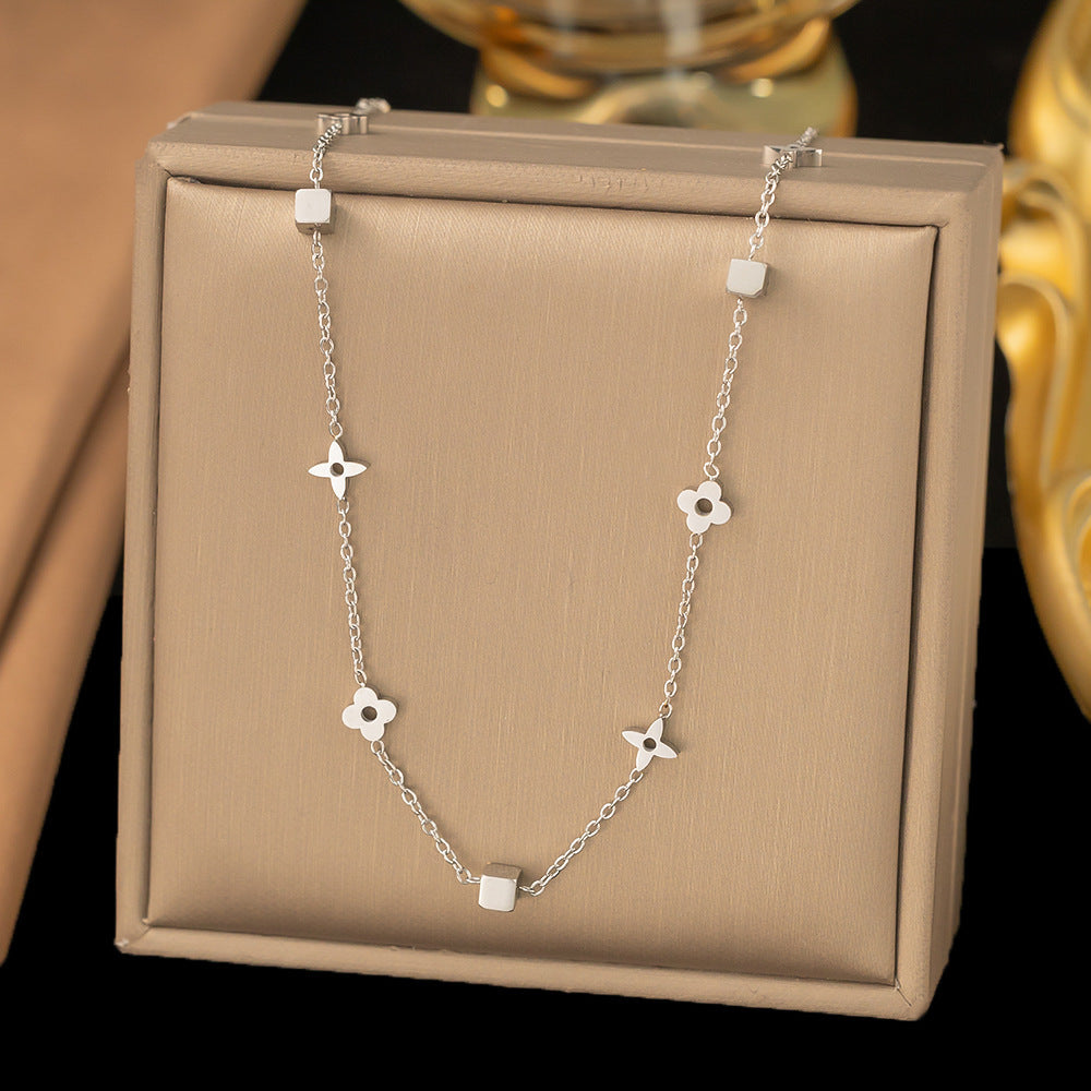 Titanium steel necklace