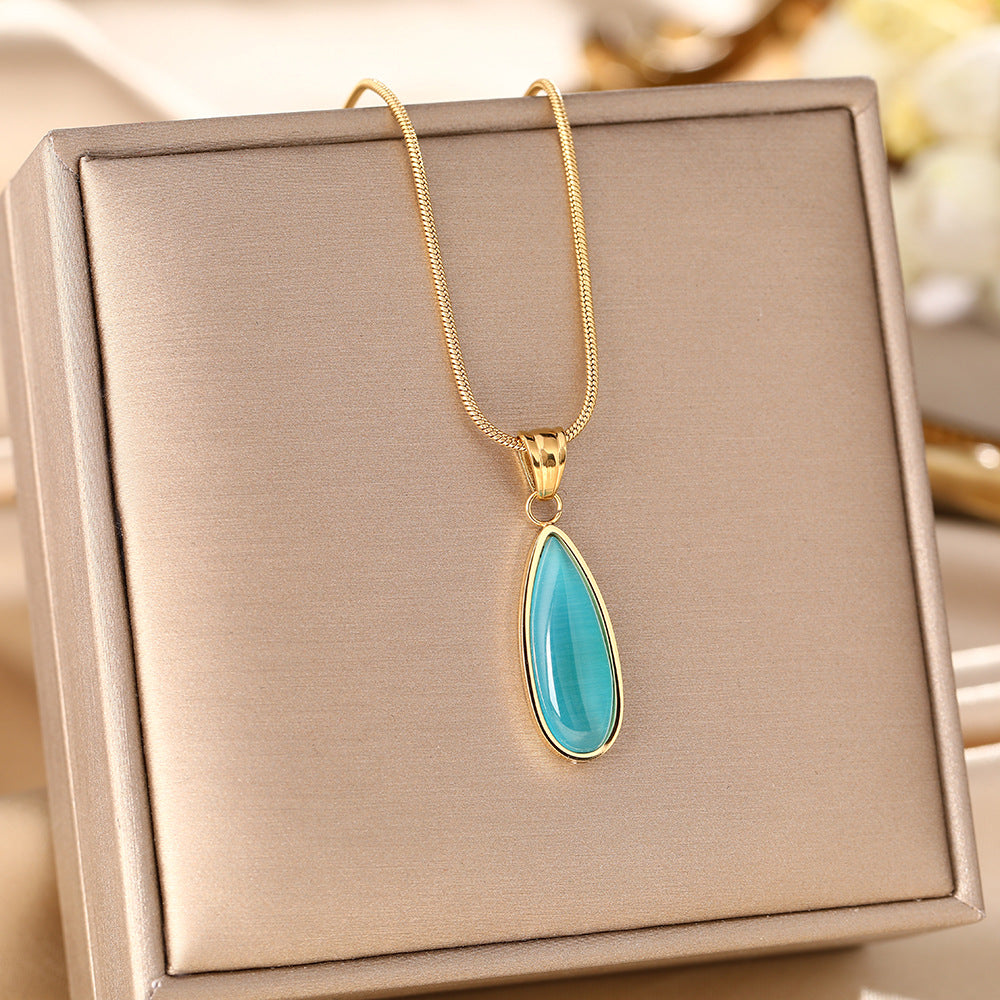 All-titanium steel necklace