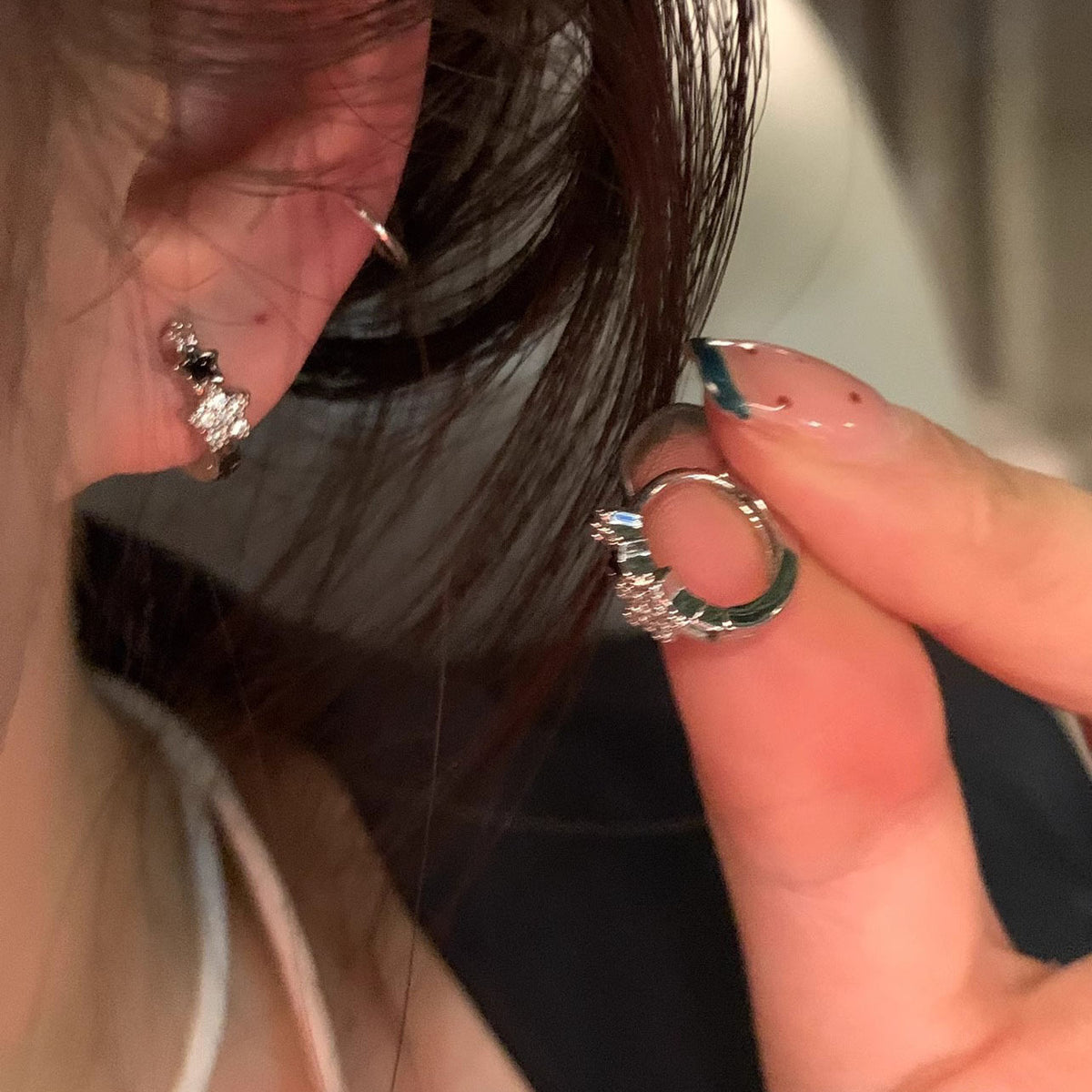 LunaPearl Butterfly Earrings Sterling Silver