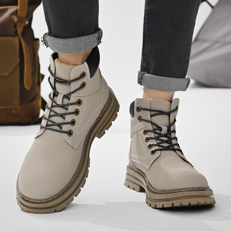Genuine Leather Casual Boots for Men