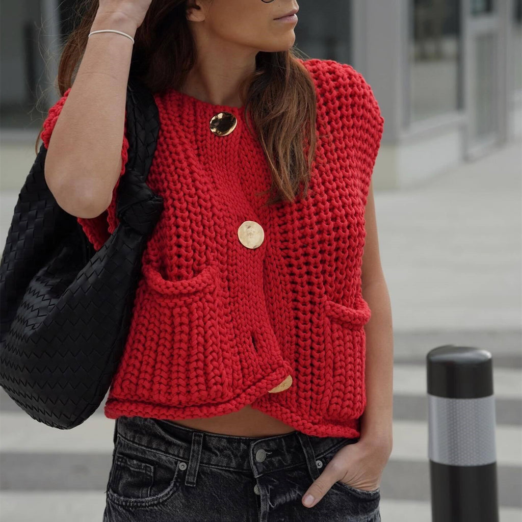 Knitted vest