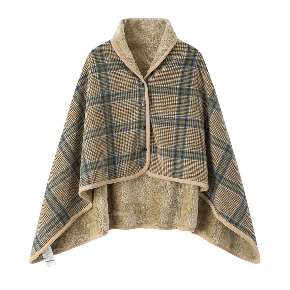 Soft Polyester Dual-Purpose Shawl Blanket