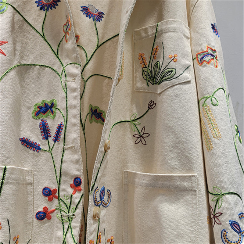 Embroidered Denim Jacket
